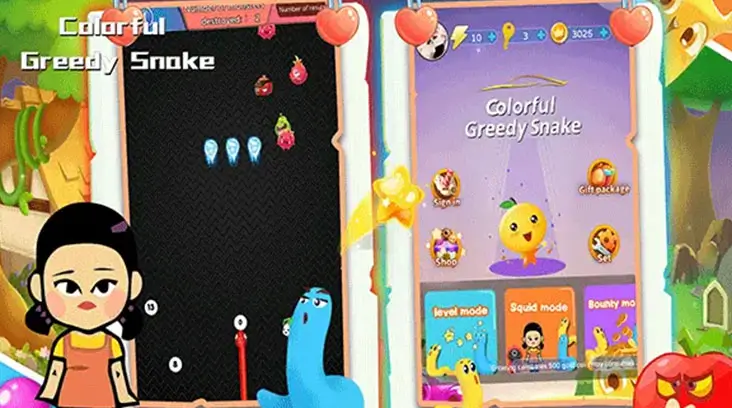 Colorful Greedy Snake
